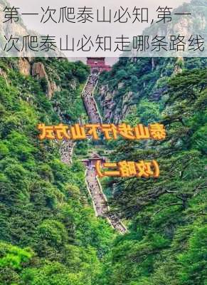 第一次爬泰山必知,第一次爬泰山必知走哪条路线-第1张图片-小艾出游网