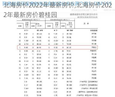 北海房价2022年最新房价,北海房价2022年最新房价碧桂园-第1张图片-小艾出游网