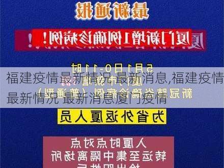 福建疫情最新情况 最新消息,福建疫情最新情况 最新消息厦门疫情-第3张图片-小艾出游网