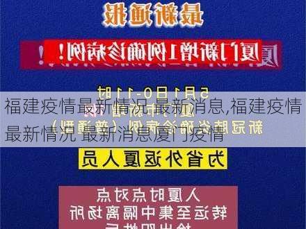 福建疫情最新情况 最新消息,福建疫情最新情况 最新消息厦门疫情-第3张图片-小艾出游网