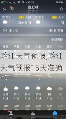 黔江天气预报,黔江天气预报15天准确-第1张图片-小艾出游网