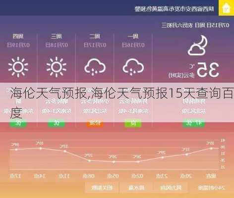 海伦天气预报,海伦天气预报15天查询百度-第3张图片-小艾出游网