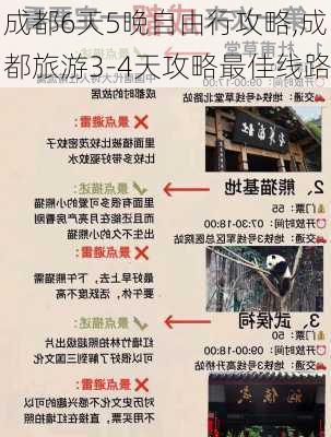 成都6天5晚自由行攻略,成都旅游3-4天攻略最佳线路-第2张图片-小艾出游网