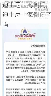 迪士尼上海倒闭,迪士尼上海倒闭了吗-第2张图片-小艾出游网