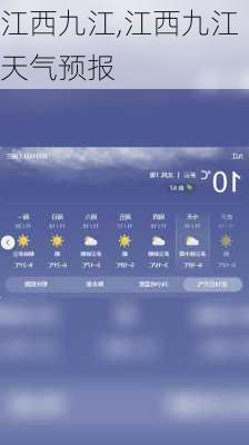 江西九江,江西九江天气预报-第3张图片-小艾出游网