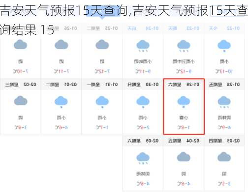 吉安天气预报15天查询,吉安天气预报15天查询结果 15-第3张图片-小艾出游网