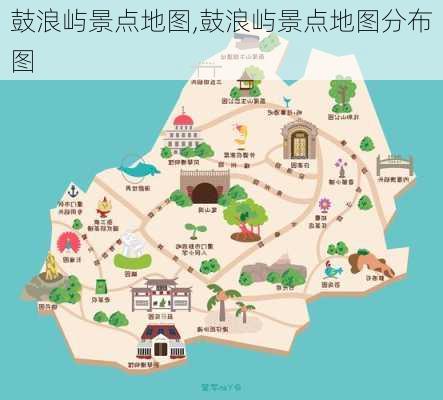 鼓浪屿景点地图,鼓浪屿景点地图分布图-第3张图片-小艾出游网