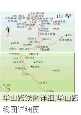 华山路线图详细,华山路线图详细图-第2张图片-小艾出游网