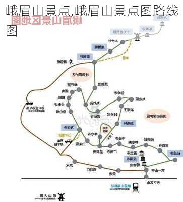 峨眉山景点,峨眉山景点图路线图-第2张图片-小艾出游网