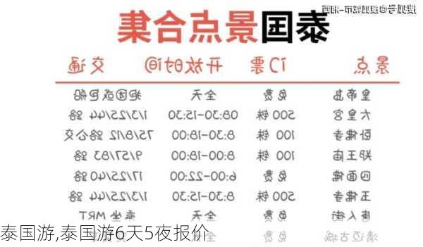 泰国游,泰国游6天5夜报价-第3张图片-小艾出游网