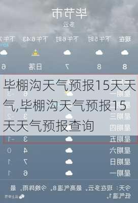 毕棚沟天气预报15天天气,毕棚沟天气预报15天天气预报查询-第2张图片-小艾出游网