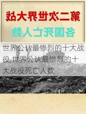 世界公认最惨烈的十大战役,世界公认最惨烈的十大战役死亡人数-第3张图片-小艾出游网