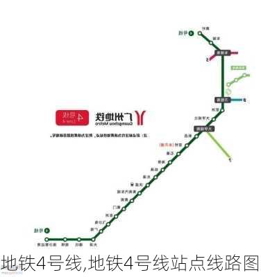 地铁4号线,地铁4号线站点线路图