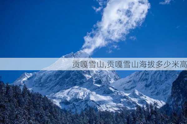 贡嘎雪山,贡嘎雪山海拔多少米高