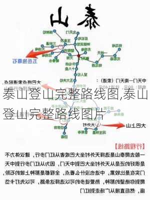 泰山登山完整路线图,泰山登山完整路线图片-第2张图片-小艾出游网