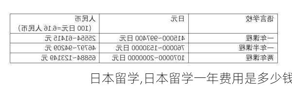 日本留学,日本留学一年费用是多少钱-第3张图片-小艾出游网