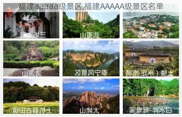 福建aaaaa级景区,福建AAAAA级景区名单-第2张图片-小艾出游网