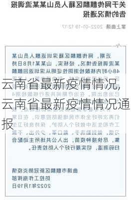 云南省最新疫情情况,云南省最新疫情情况通报-第3张图片-小艾出游网