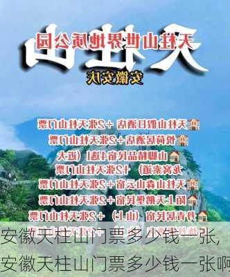 安徽天柱山门票多少钱一张,安徽天柱山门票多少钱一张啊-第1张图片-小艾出游网