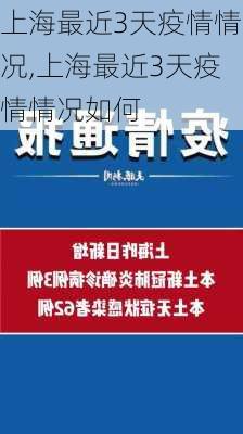 上海最近3天疫情情况,上海最近3天疫情情况如何-第2张图片-小艾出游网