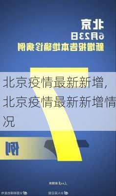 北京疫情最新新增,北京疫情最新新增情况-第3张图片-小艾出游网