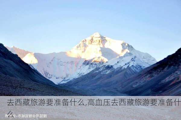 去西藏旅游要准备什么,高血压去西藏旅游要准备什么-第3张图片-小艾出游网