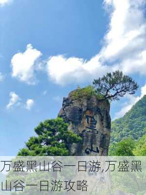 万盛黑山谷一日游,万盛黑山谷一日游攻略