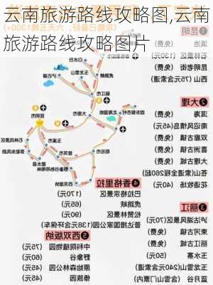 云南旅游路线攻略图,云南旅游路线攻略图片