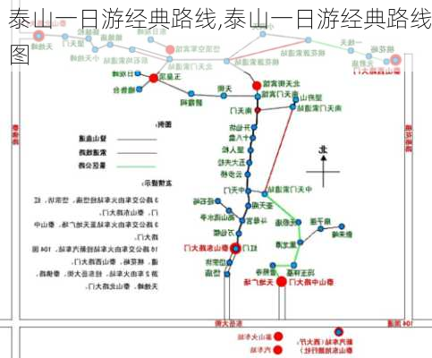 泰山一日游经典路线,泰山一日游经典路线图-第2张图片-小艾出游网