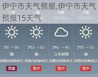 伊宁市天气预报,伊宁市天气预报15天气-第2张图片-小艾出游网