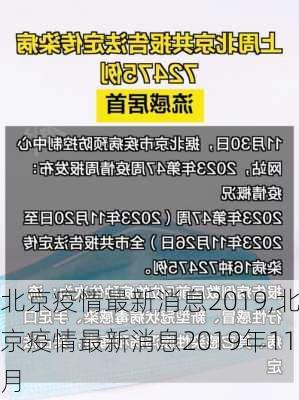 北京疫情最新消息2019,北京疫情最新消息2019年11月-第2张图片-小艾出游网