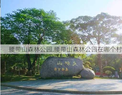 腰带山森林公园,腰带山森林公园在哪个村-第3张图片-小艾出游网