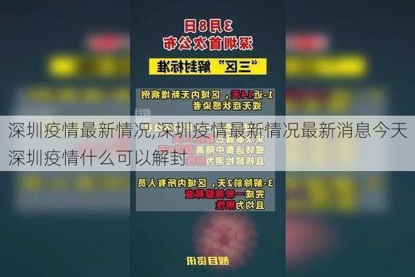 深圳疫情最新情况,深圳疫情最新情况最新消息今天深圳疫情什么可以解封