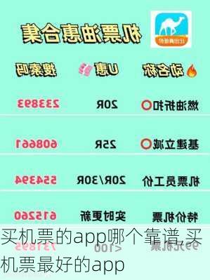 买机票的app哪个靠谱,买机票最好的app-第3张图片-小艾出游网