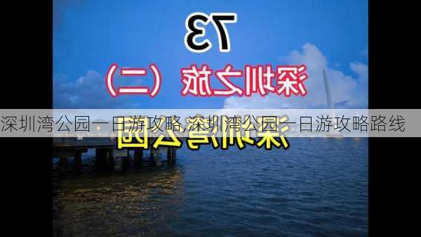 深圳湾公园一日游攻略,深圳湾公园一日游攻略路线-第2张图片-小艾出游网