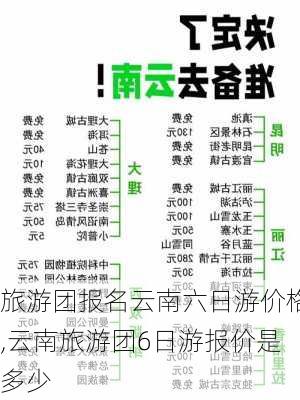 旅游团报名云南六日游价格,云南旅游团6日游报价是多少-第2张图片-小艾出游网